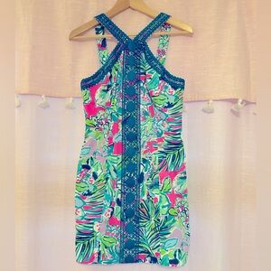 Lilly Pulitzer floral dress (size 4)